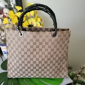 Gucci Brown and Black Hobo Bag